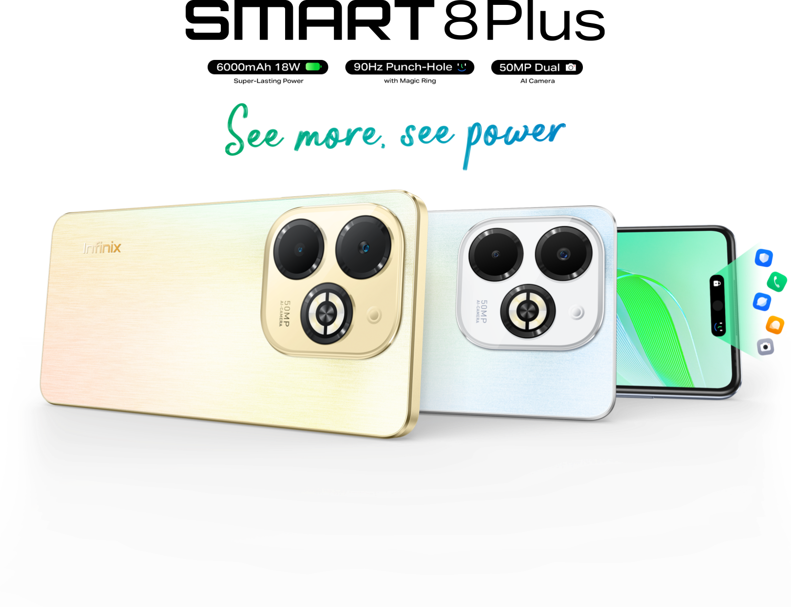 Infinix Smart 8 Plus 4 64GB In Lebanon With Warranty Phonefinity infinix-smart-8-plus-4-64gb-in-lebanon-with-warranty-phonefinity